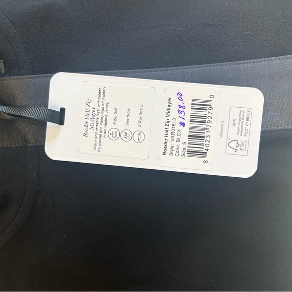 Varley Roeder Half Zip MidLayer BRAND NWT! NEVER WORN! MSRP:$138 - Picture 6 of 9
